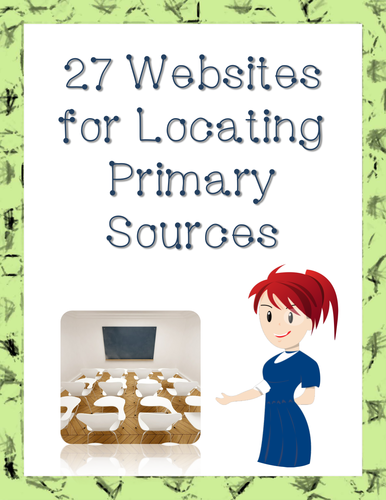 27 Websites for Locating Primary Sources