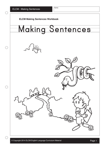 Making Sentences (32 pages)
