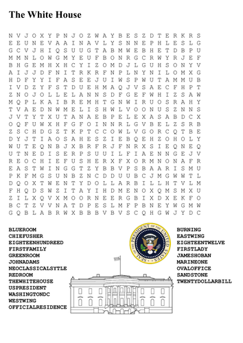 The White House Word Search