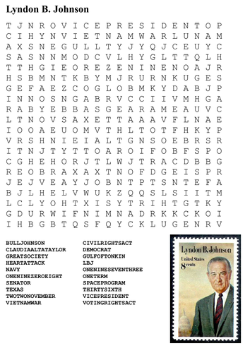 LBJ Word Search