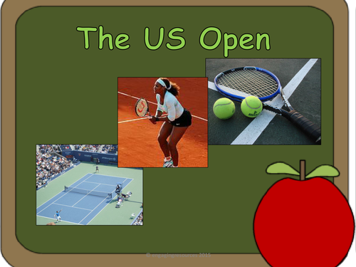 Tennis – US Open themed literacy and numeracy activities