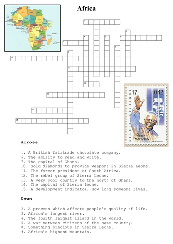 Africa Crossword