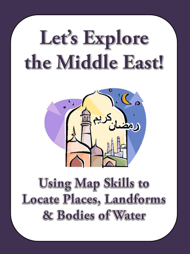 Let's Explore the Middle East Map Activity