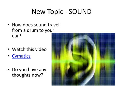 KS3 Sound (2014 Curriculum)