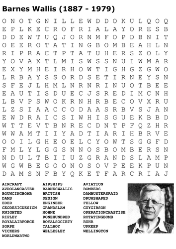 Great Britain and World War Two Word Search Pack