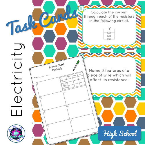 Electricity Revision Task Cards