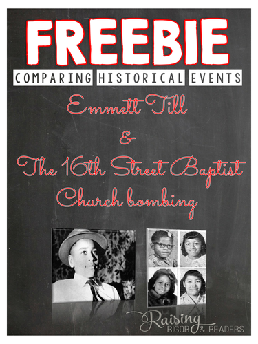 FREEBIE - Emmett Till and the 16th Street Bombing