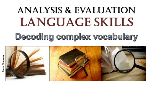 Higher English Close Reading