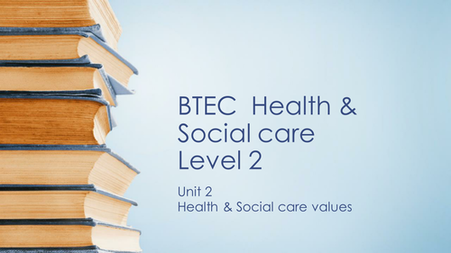 BTEC HSC level 2 unit 2 whole unit in ppt 