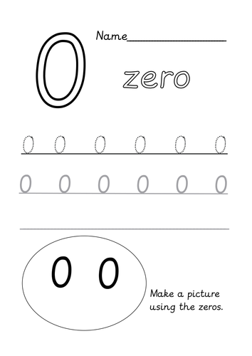 Number Formation Sheets