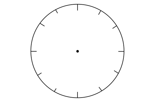 Blank Clock Faces Teaching Resources