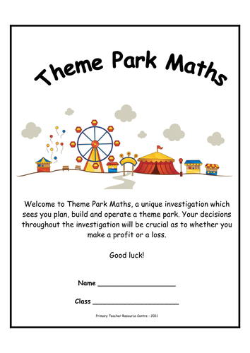 Theme Park Maths Investigations by ResourceCentre - Teaching Resources
