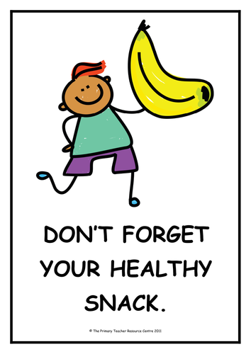 Healthy Snack Poster