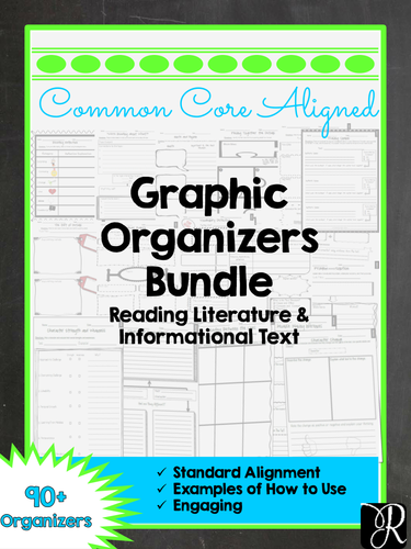 Common Core Aligned: Reading Literature & Informational Text Graphic Organizers