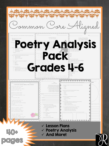 Poetry Analysis Resource