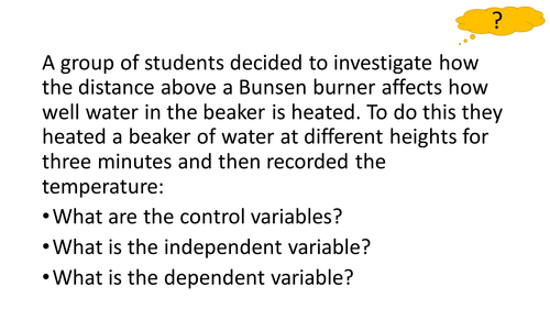 How does height affect how well the Bunsen Burner heats a liquid - graph plotting