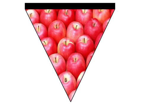 Welcome to apple class bunting
