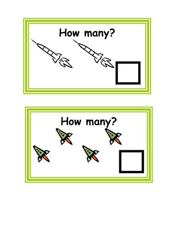 How Many? Dry Wipe Cards