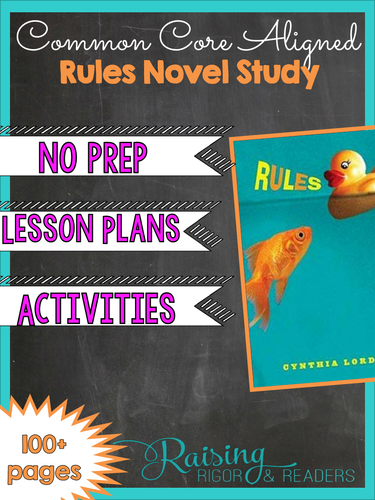 Rules Novel Study