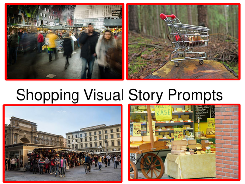 Shopping Visual Story Prompts