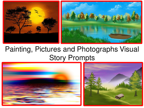 Painting, Pictures and Photographs Visual Story Prompts