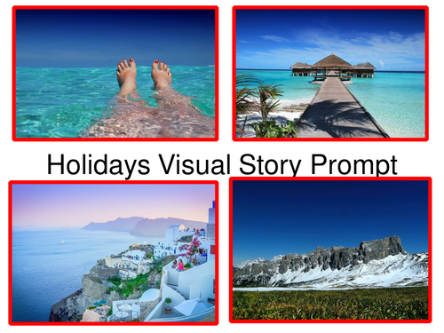 Holidays Visual Story Prompt Teaching Resources