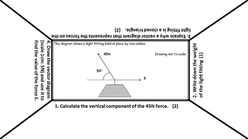 Introduction of equilibrium of two or three coplanar forces  and resolving forces 