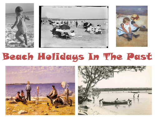 30 Images And Photos Of Beach Holidays In The Past. 