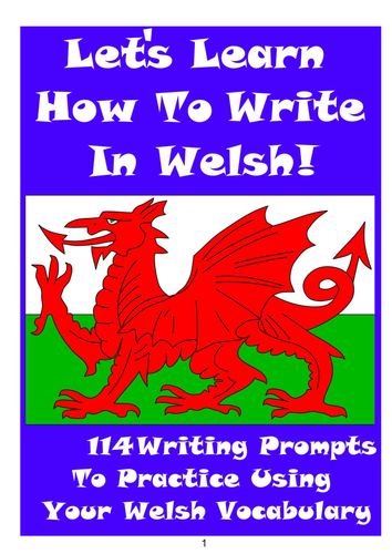 114 Welsh Writing Worksheets For Writing Practice.