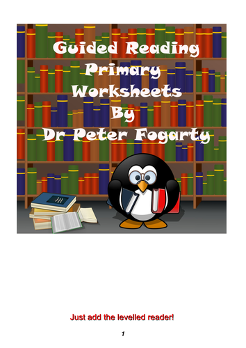 189 Pages of Primary Guided Reading Worksheets - Perfect for any reading scheme.