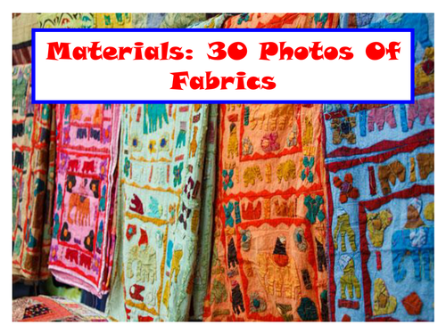 30 Fabric Photos PowerPoint Presentation