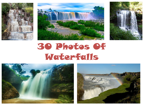 30 Waterfall Photos PowerPoint Presentation