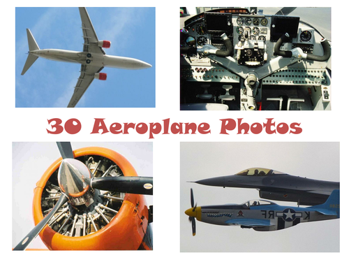 30 Photos Of Aeroplanes PowerPoint Presentation