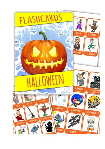 halloween flashcards