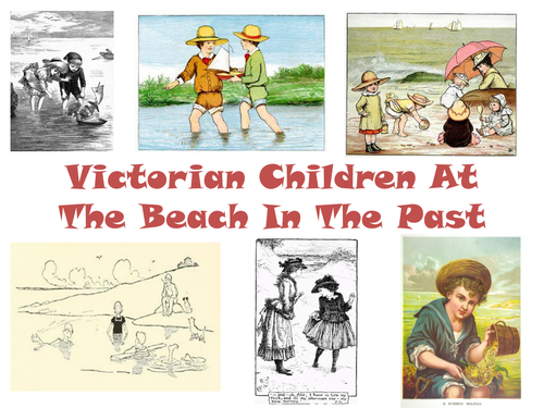 15 Images Of Victorian Children At The Beach PowerPoint Presentation