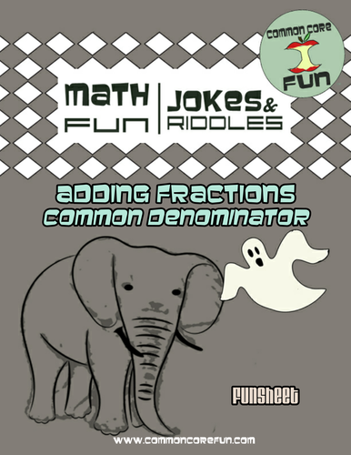 Adding Fractions with a Common Denominator