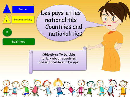 French countries and nationalities/ les pays et nationalité en francais