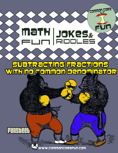 Subtracting Fractions with No Common Denominator