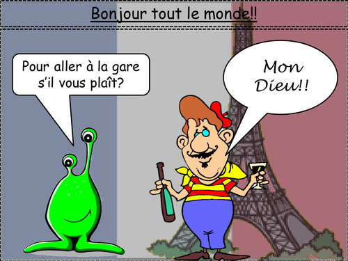 French: Directions in town