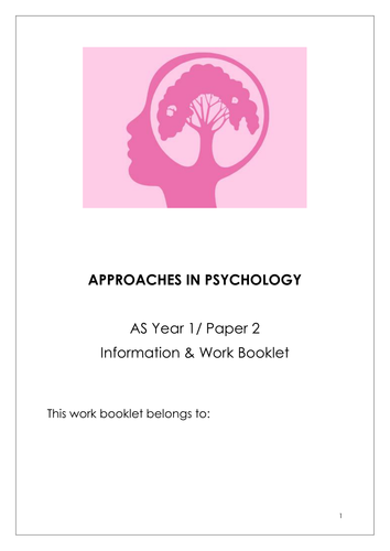 Approaches in Psychology