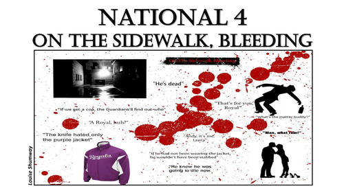 On the Sidewalk, bleeding powerpoint