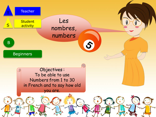 Numbers 1 to 31 in French Lesson + booklet activity (NO Prep) / Les ...