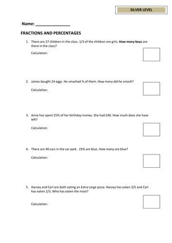 Year 4 -5 Problem solving - differentiated worksheets 