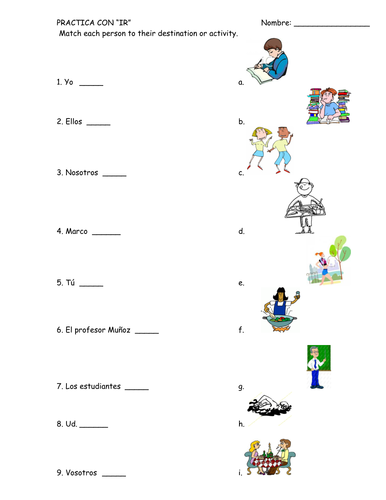 Listening Practice with "IR"