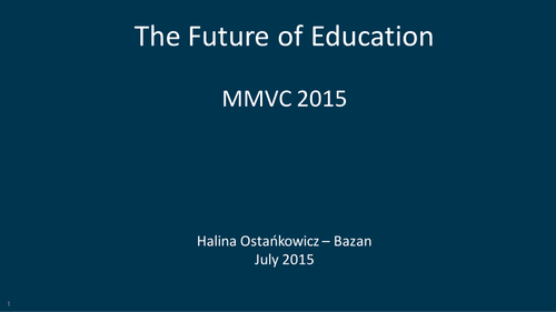 The Future of Education