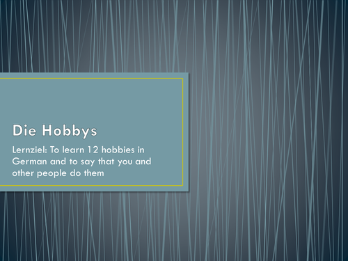 12 hobbies in German