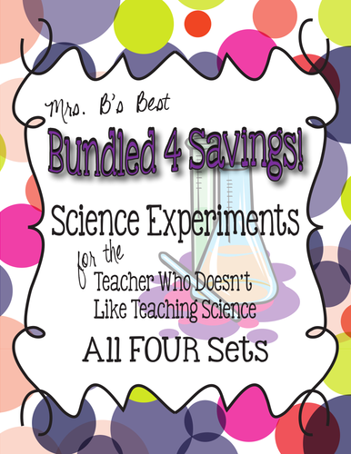 20 Easy & Inexpensive Science Experiments for the Teacher That Doesn't Like Teaching Science
