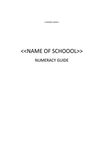 Calculation Policy with Written Methods