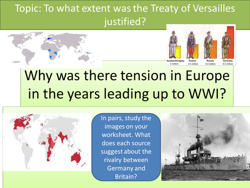 WW1 and the Treaty of Versailles