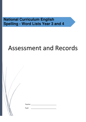 Spelling: Year 3 and Year 4 | Teaching Resources